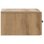 Væghængt Natbord med skuffe 2 pcs Artisan-eg 34,5 x 33 x 20 cm