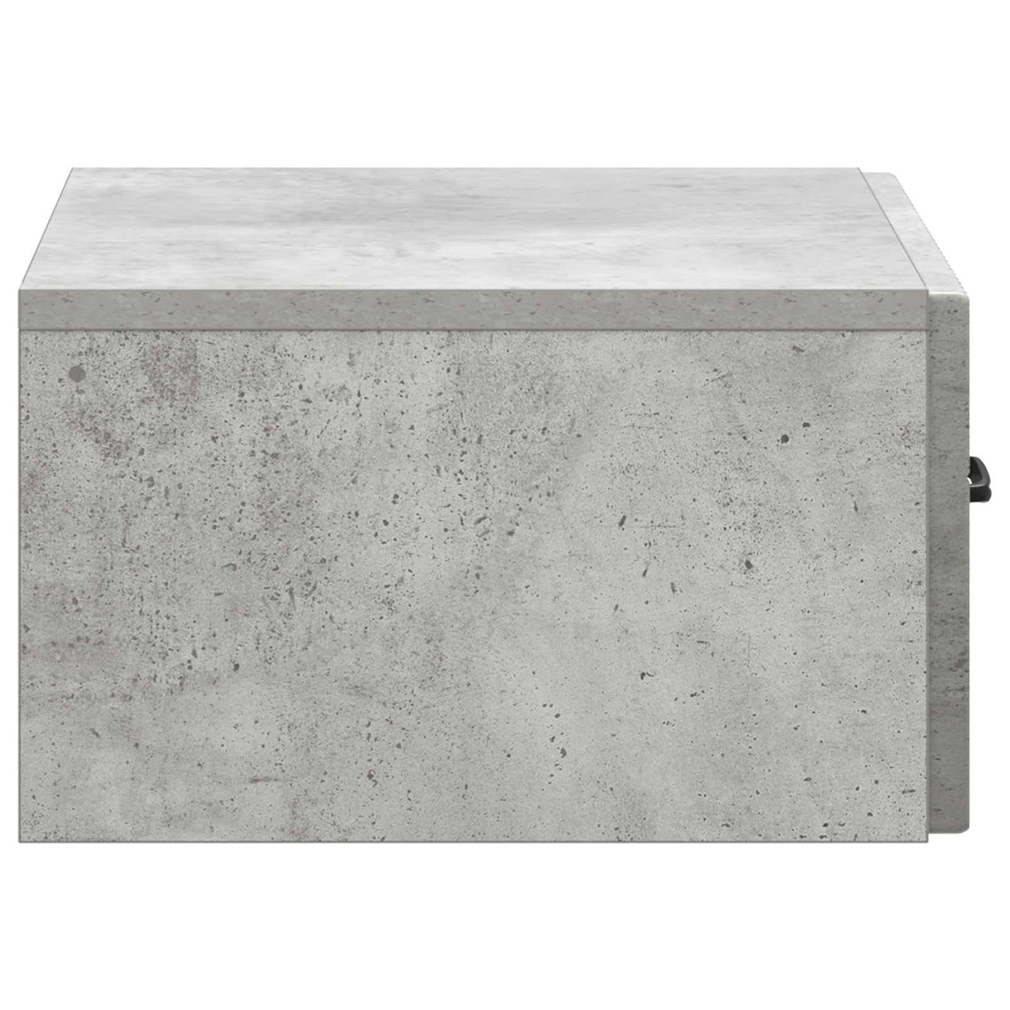 Væghængt Natbord Betongrå 49 x 34,5 x 20 cm Konstrueret træ
