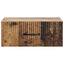 Væghængt Natbord med skuffe 2 pcs Gammelt træ 49 x 34,5 x 20 cm