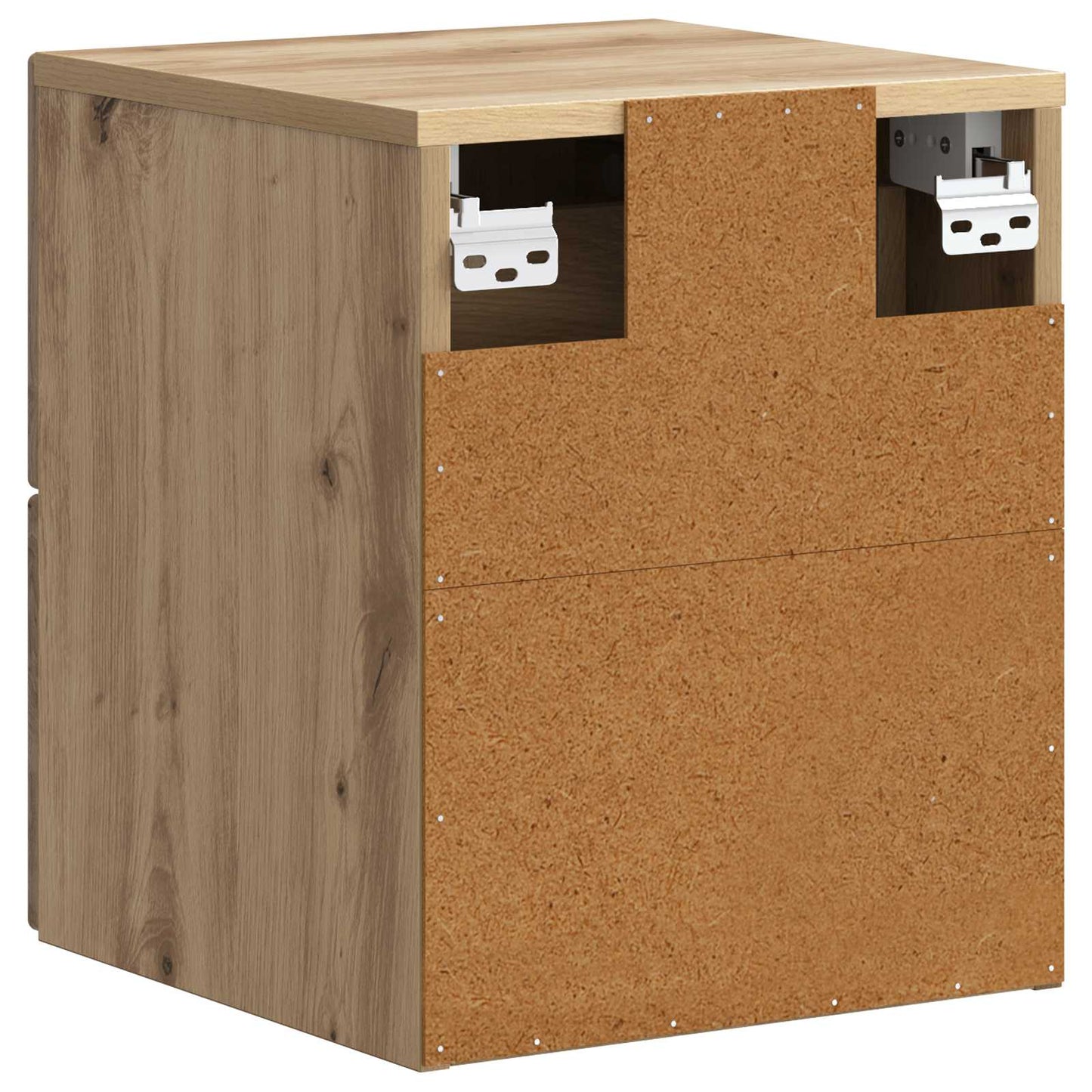 Væghængt Natbord med skuffe 2 pcs Artisan-eg 34,5 x 33 x 40 cm