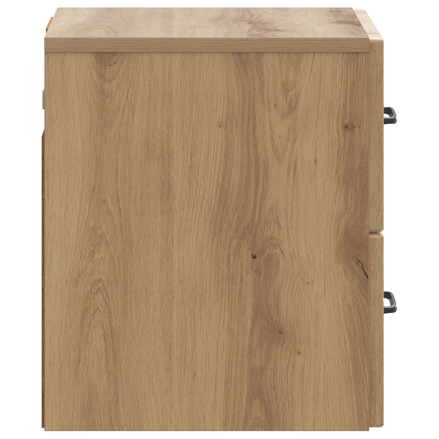 Væghængt Natbord med skuffe 2 pcs Artisan-eg 34,5 x 33 x 40 cm