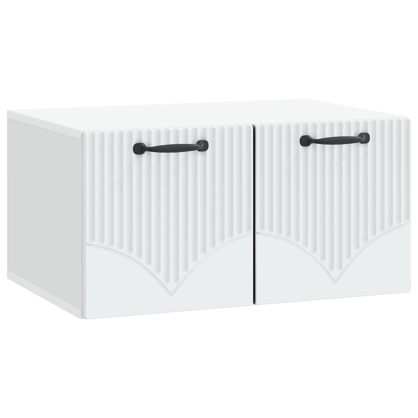 Væghængt TV-skab Hvid 59,5 x 41 x 30 cm Konstrueret træ