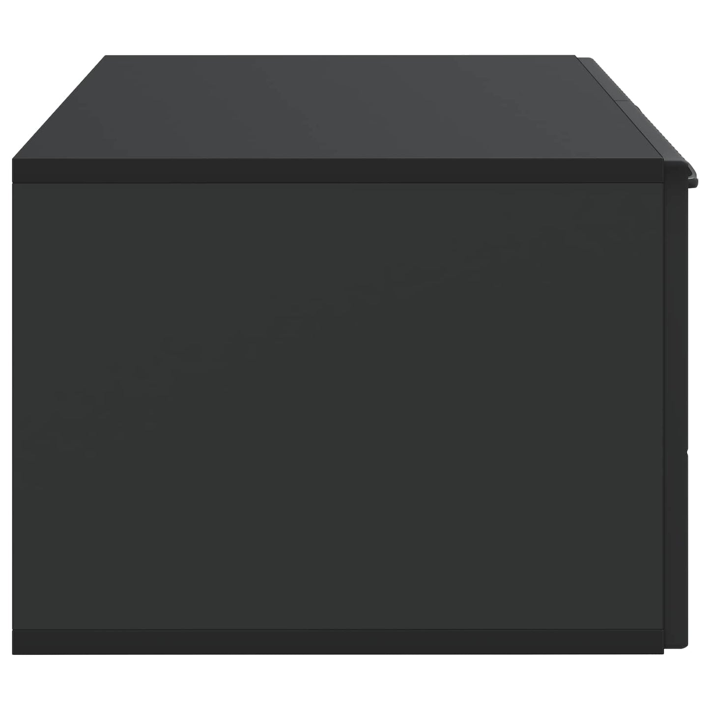 Væghængt TV-skab Sort 59,5 x 41 x 30 cm Konstrueret træ