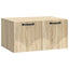 Væghængt TV-skab Sonoma-eg 59,5 x 41 x 30 cm Konstrueret træ