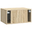 Væghængt TV-skab Sonoma-eg 59,5 x 41 x 30 cm Konstrueret træ
