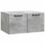 Væghængt TV-skab Betongrå 59,5 x 41 x 30 cm Konstrueret træ
