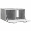 Væghængt TV-skab Betongrå 59,5 x 41 x 30 cm Konstrueret træ