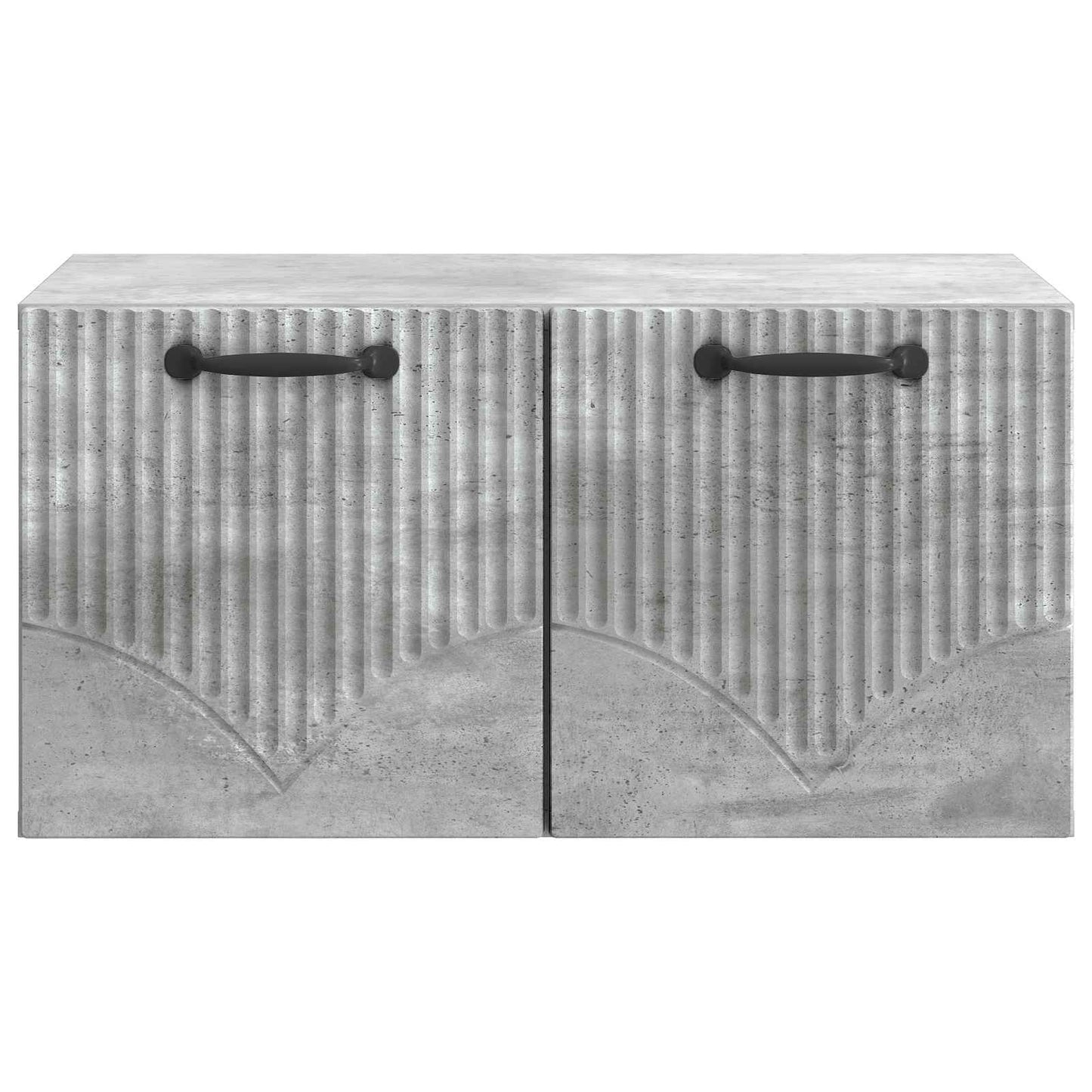 Væghængt TV-skab Betongrå 59,5 x 41 x 30 cm Konstrueret træ