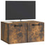 Væghængt TV-skab Røget eg 59,5 x 41 x 30 cm Konstrueret træ