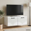 Væghængt TV-skab Hvid 78,5 x 41 x 30 cm Konstrueret træ