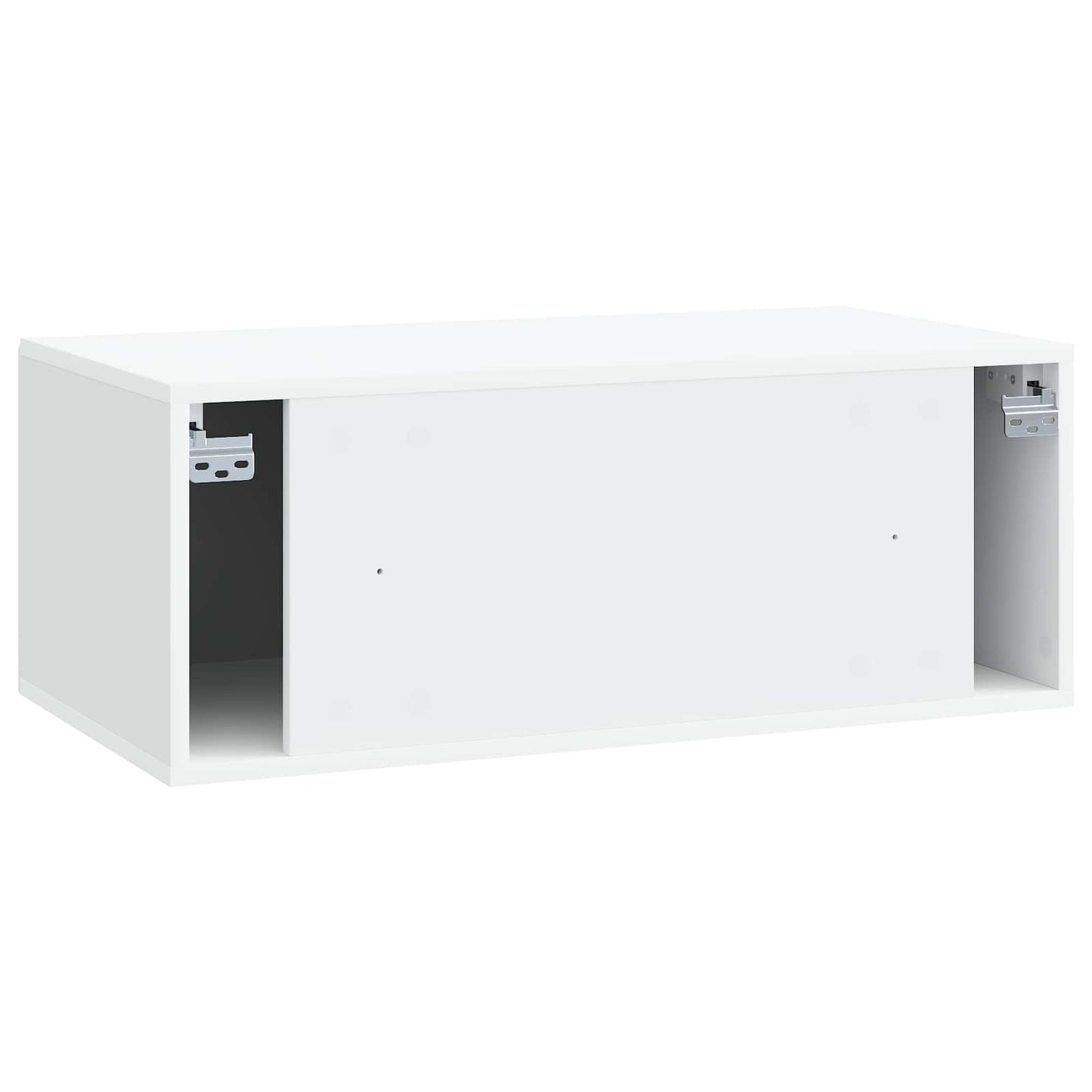 Væghængt TV-skab Hvid 78,5 x 41 x 30 cm Konstrueret træ