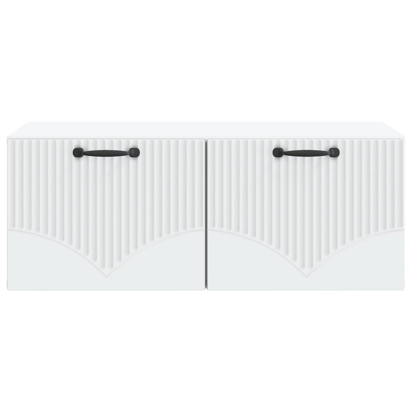 Væghængt TV-skab Hvid 78,5 x 41 x 30 cm Konstrueret træ