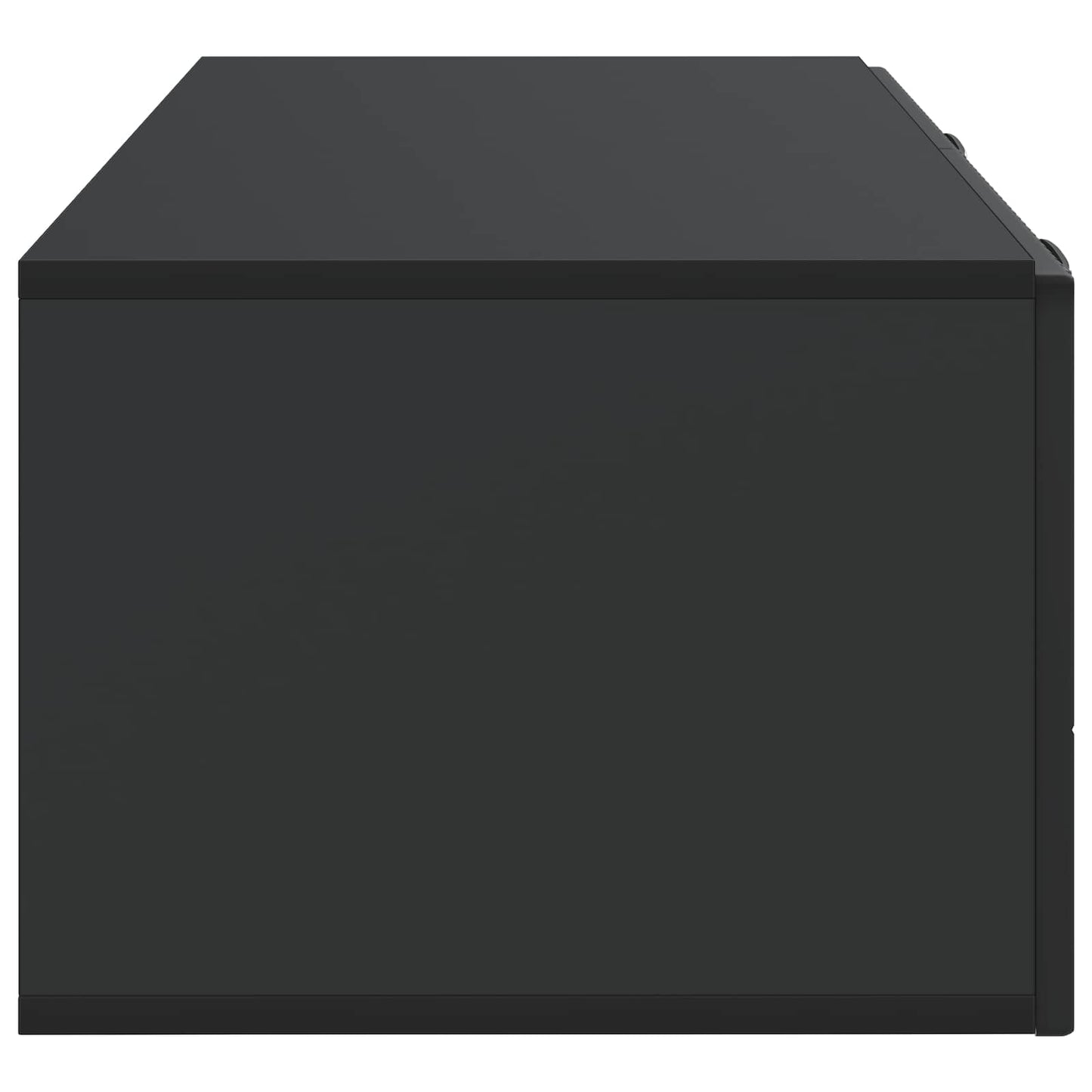 Væghængt TV-skab Sort 78,5 x 41 x 30 cm Konstrueret træ