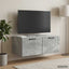 Væghængt TV-skab Betongrå 78,5 x 41 x 30 cm Konstrueret træ