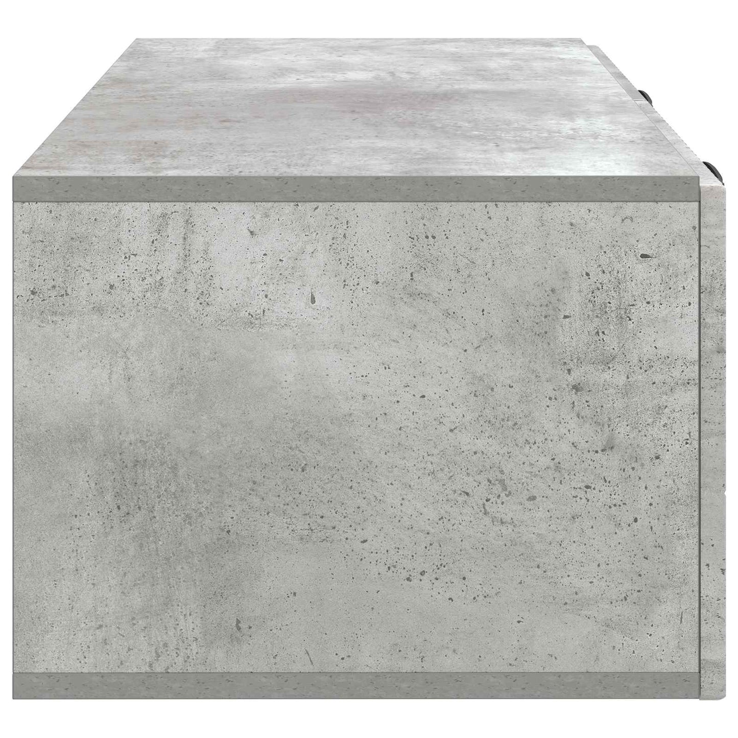 Væghængt TV-skab Betongrå 78,5 x 41 x 30 cm Konstrueret træ