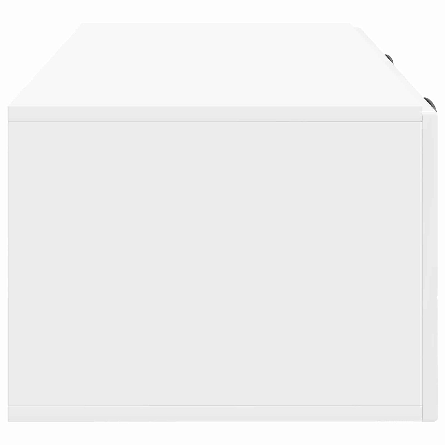Væghængt TV-skab Vægmonteret Hvid højglans 78,5 x 41 x 30 cm