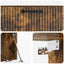 Væghængt TV-skab Røget eg 78,5 x 41 x 30 cm Konstrueret træ