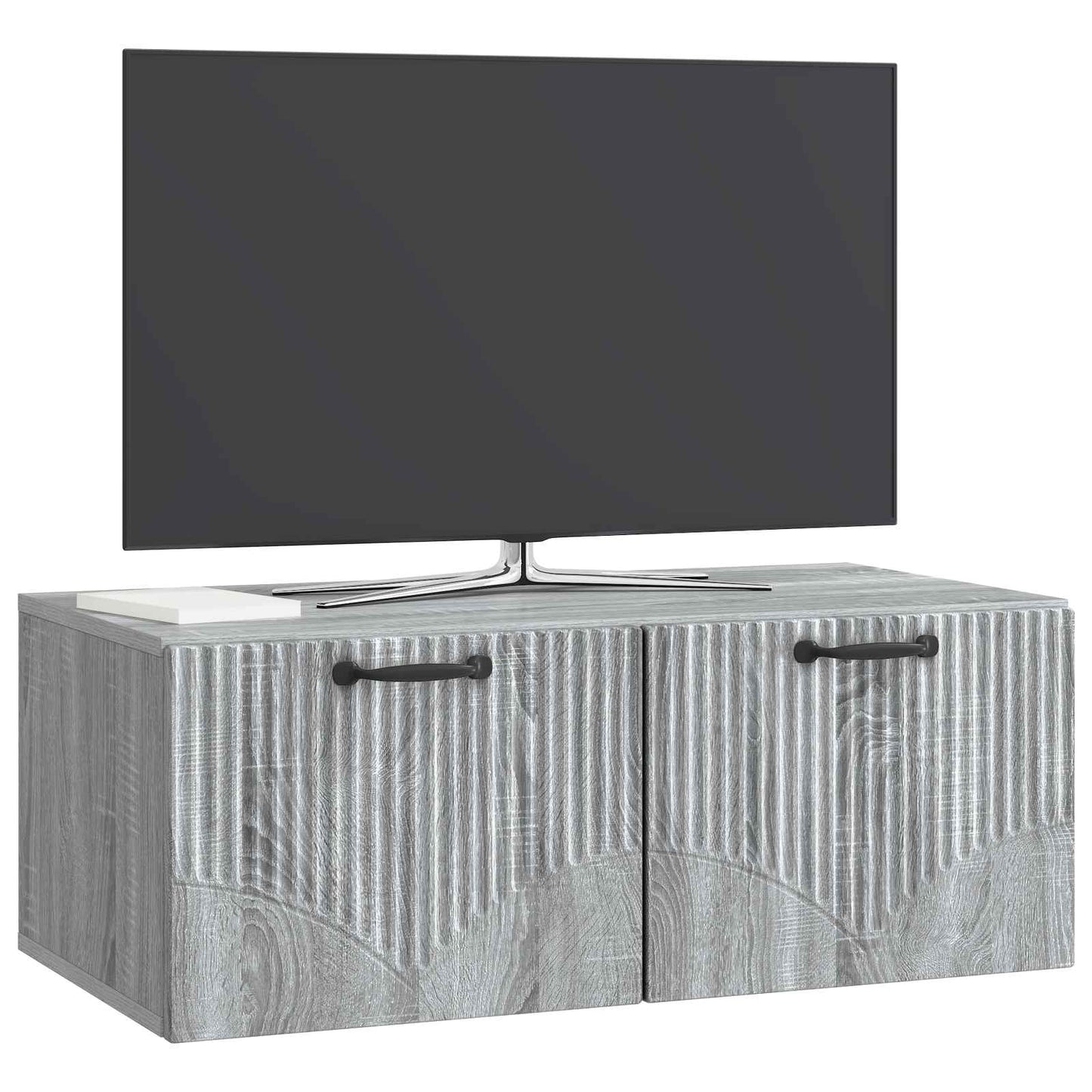 Væghængt TV-skab Vægmonteret Grå sonoma-eg 78,5 x 41 x 30 cm