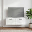 Væghængt TV-skab Hvid 98 x 41 x 30 cm Konstrueret træ