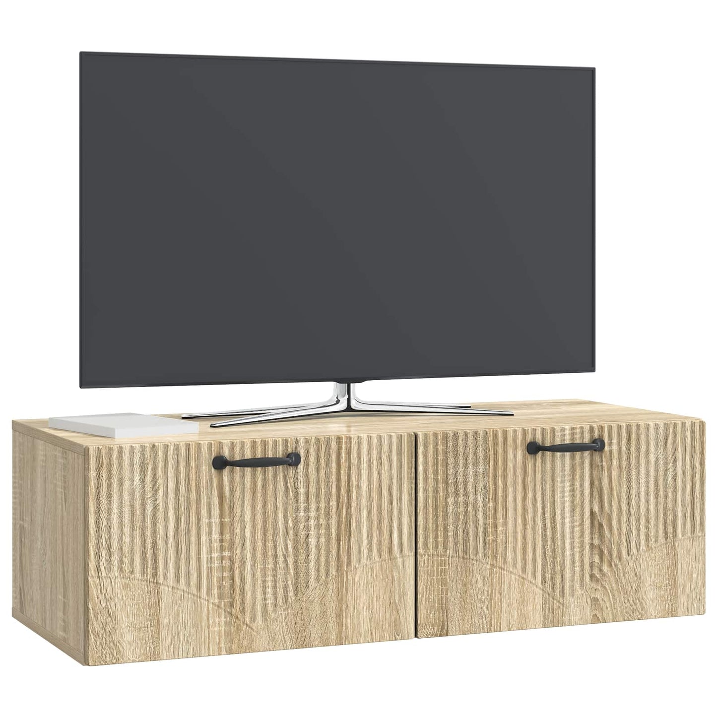 Væghængt TV-skab Sonoma-eg 98 x 41 x 30 cm Konstrueret træ