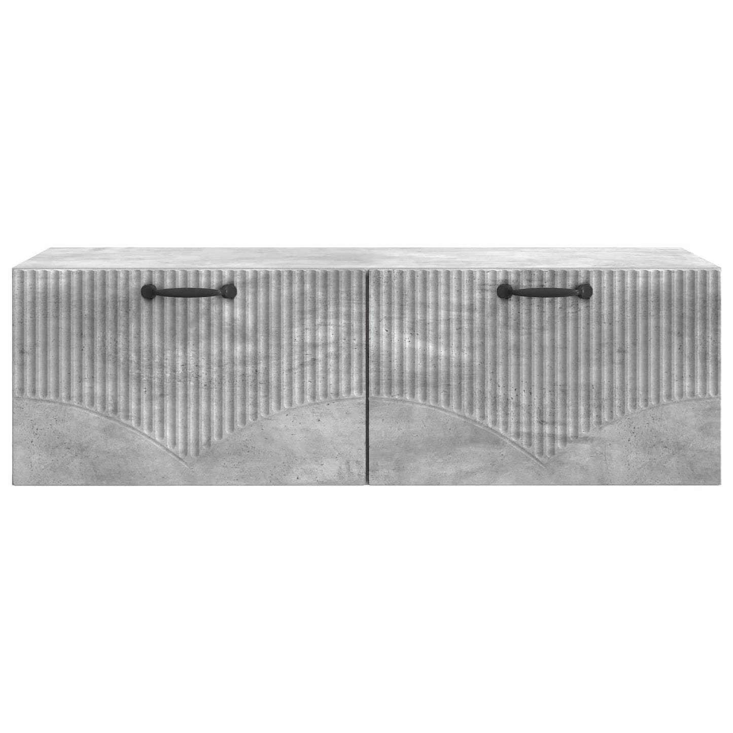 Væghængt TV-skab Betongrå 98 x 41 x 30 cm Konstrueret træ