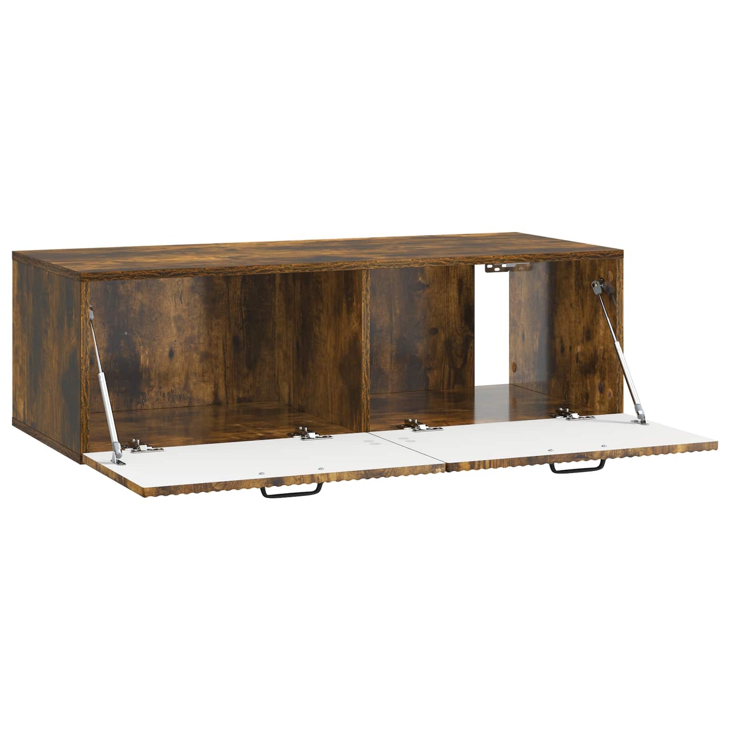 Væghængt TV-skab Røget eg 98 x 41 x 30 cm Konstrueret træ