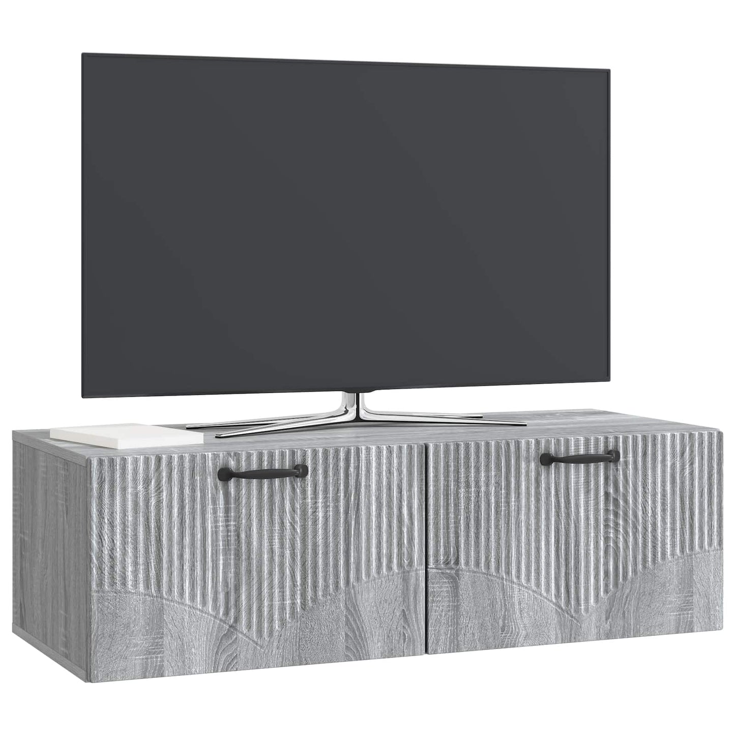 Væghængt TV-skab Grå sonoma-eg 98 x 41 x 30 cm Konstrueret træ