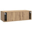 Væghængt TV-skab 98 x 41 x 30 cm Artisan-eg Konstrueret træ