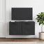 Væghængt TV-skab Sort 59,5 x 31 x 30 cm Konstrueret træ