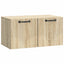 Væghængt TV-skab Sonoma-eg 59,5 x 31 x 30 cm Konstrueret træ