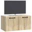 Væghængt TV-skab Sonoma-eg 59,5 x 31 x 30 cm Konstrueret træ