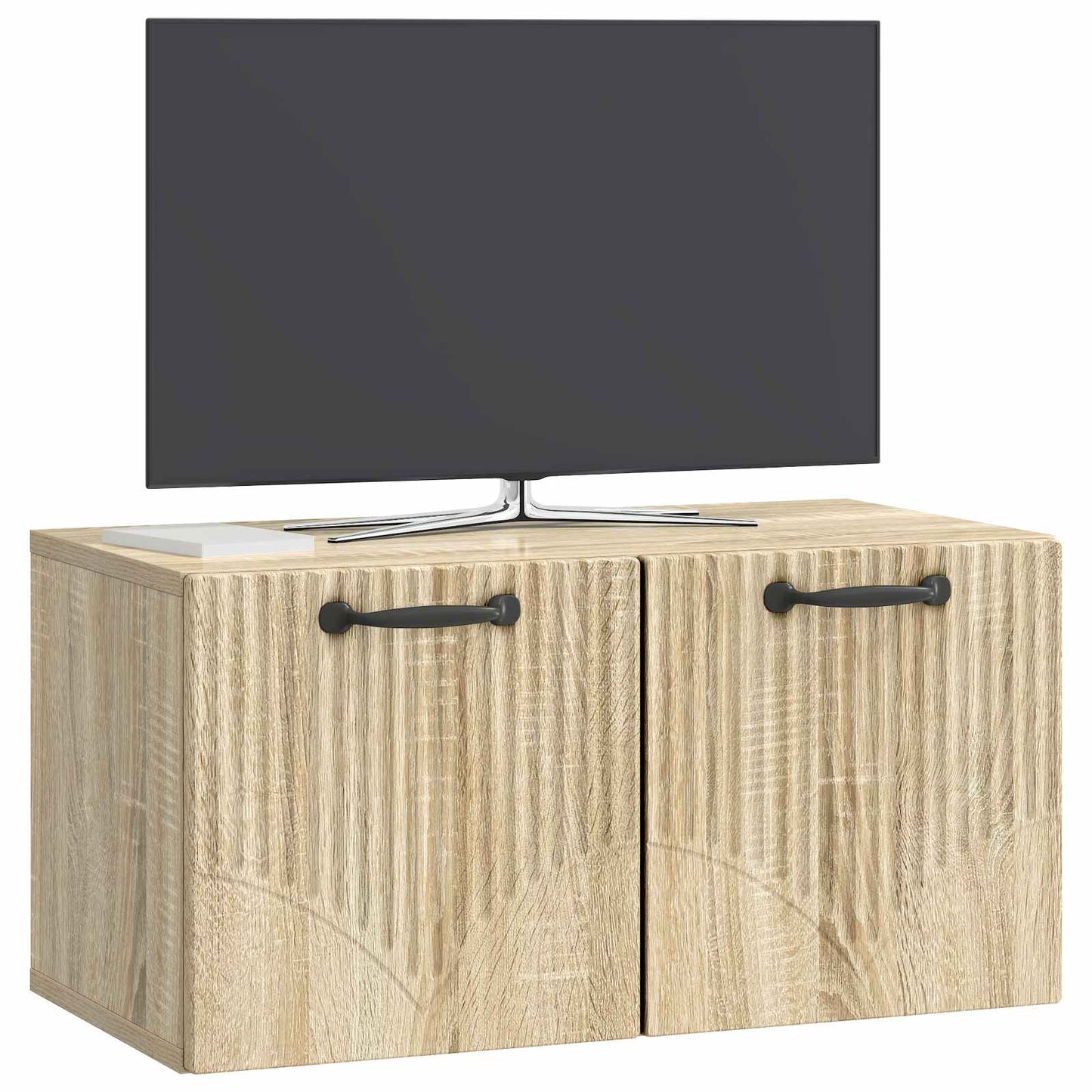 Væghængt TV-skab Sonoma-eg 59,5 x 31 x 30 cm Konstrueret træ