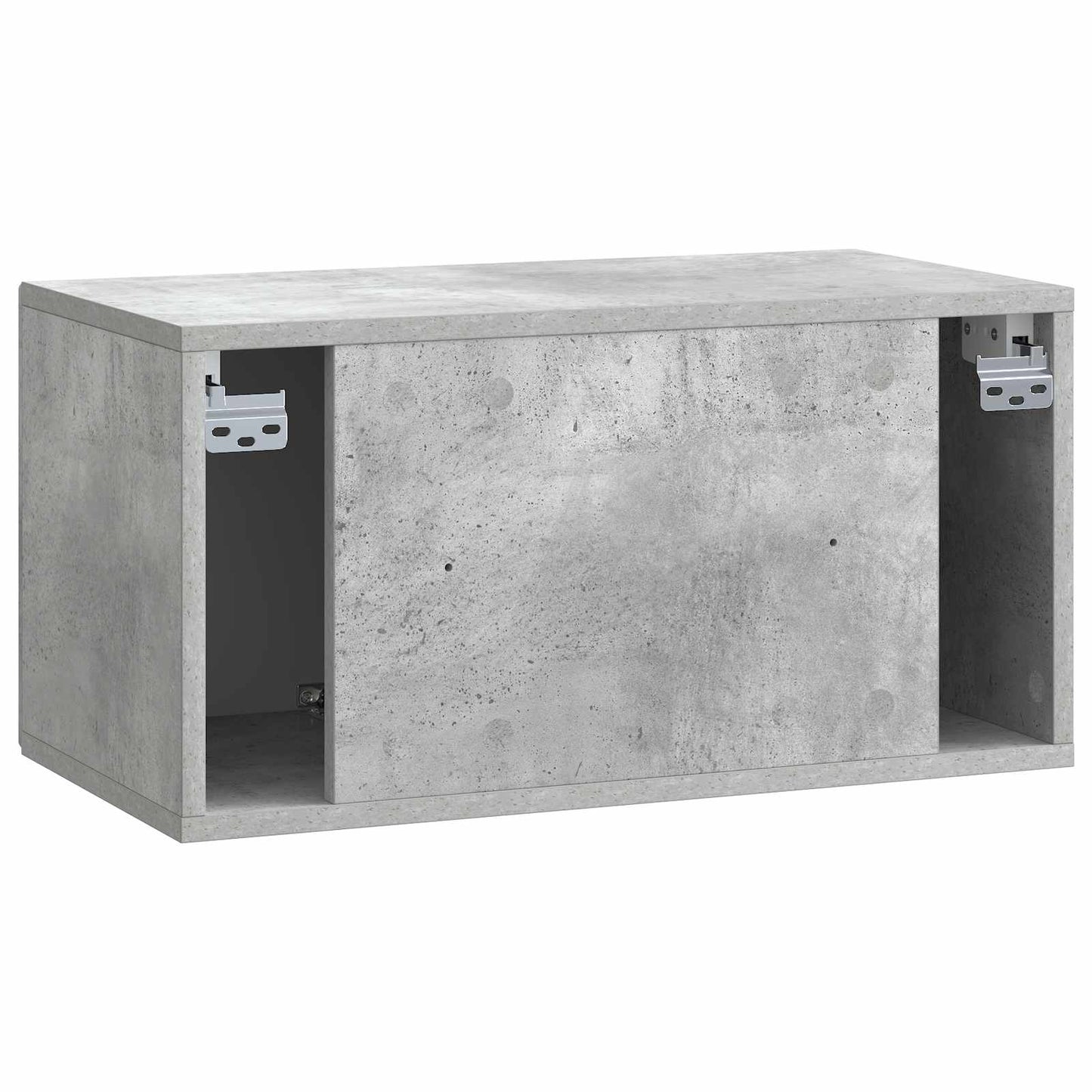 Væghængt TV-skab Betongrå 59,5 x 31 x 30 cm Konstrueret træ