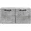 Væghængt TV-skab Betongrå 59,5 x 31 x 30 cm Konstrueret træ