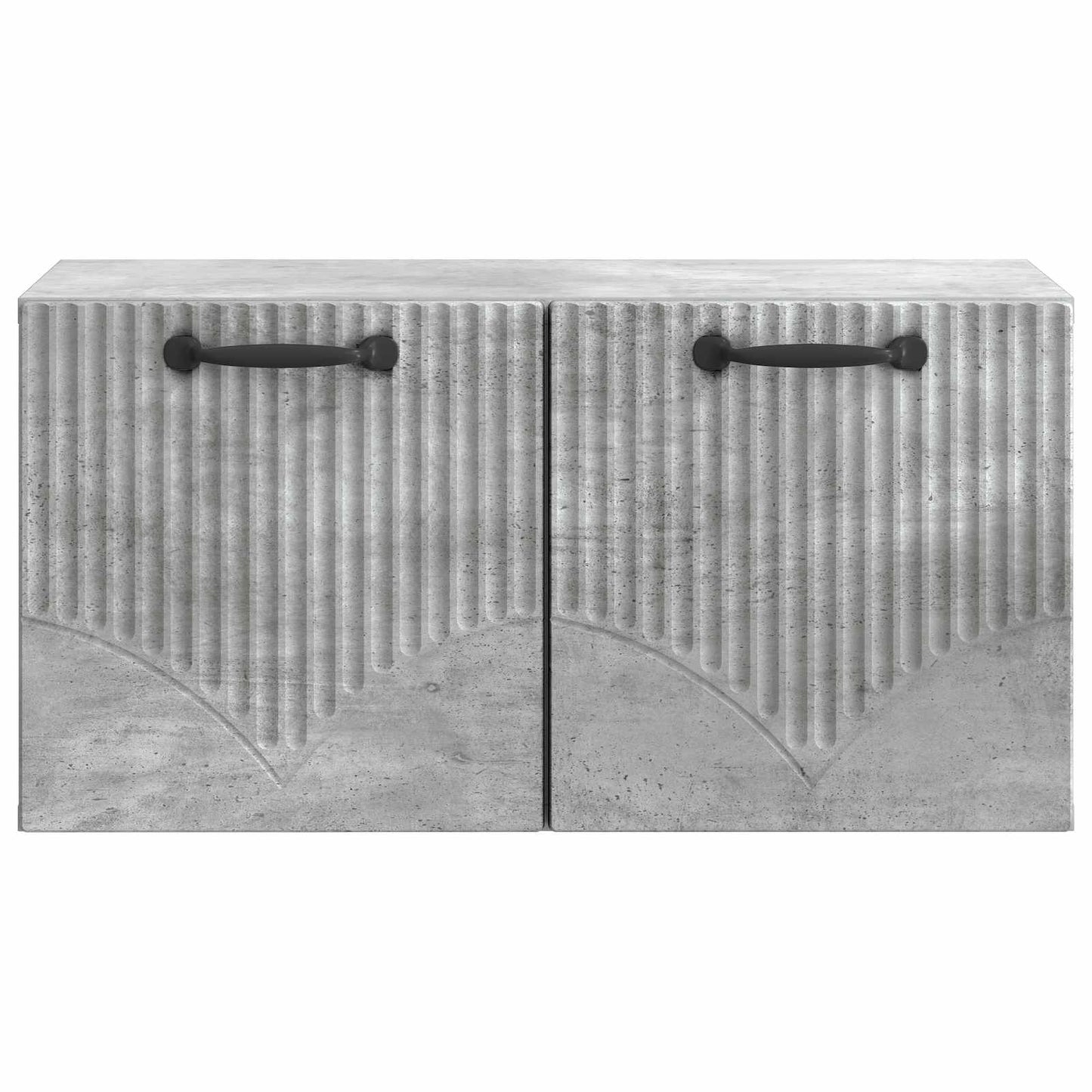 Væghængt TV-skab Betongrå 59,5 x 31 x 30 cm Konstrueret træ