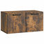 Væghængt TV-skab Røget eg 59,5 x 31 x 30 cm Konstrueret træ