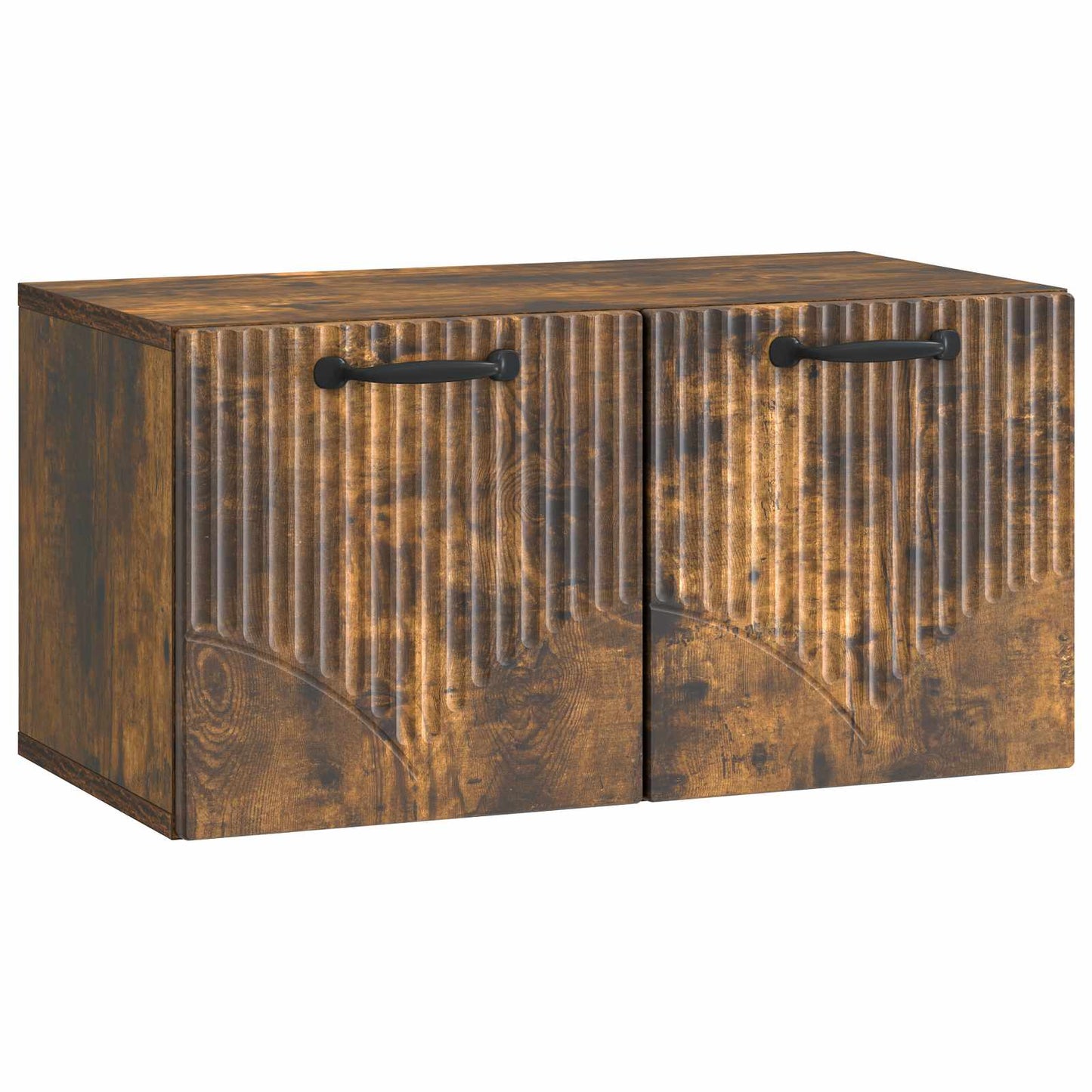 Væghængt TV-skab Røget eg 59,5 x 31 x 30 cm Konstrueret træ