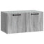 Væghængt TV-skab Vægmonteret Grå sonoma-eg 59,5 x 31 x 30 cm