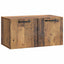 Væghængt TV-skab Gammelt træ 59,5 x 31 x 30 cm Konstrueret træ