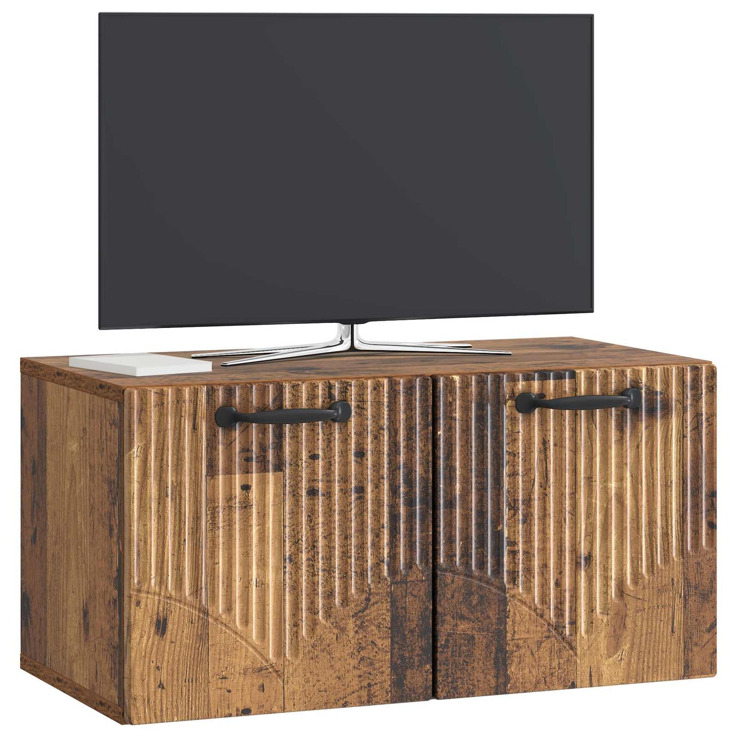 Væghængt TV-skab Gammelt træ 59,5 x 31 x 30 cm Konstrueret træ