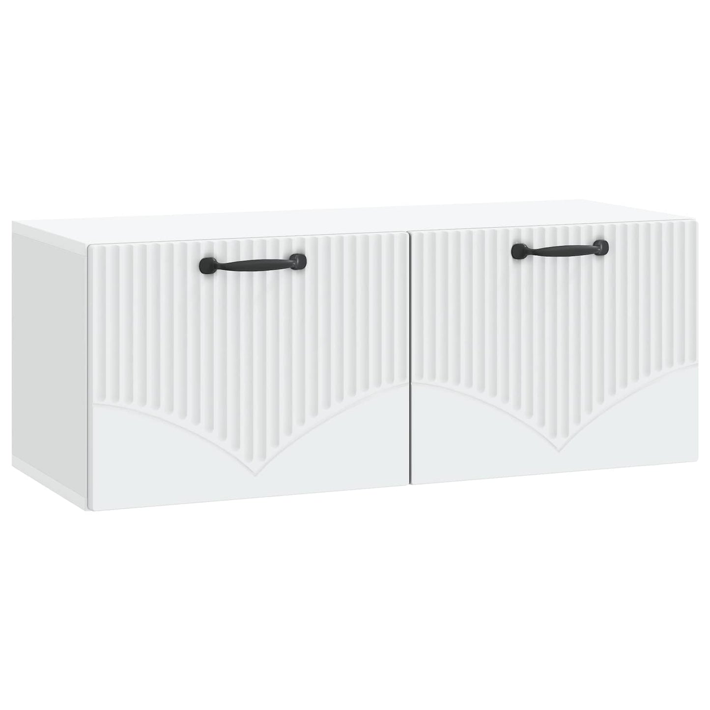 Væghængt TV-skab Hvid 78,5 x 31 x 30 cm Konstrueret træ