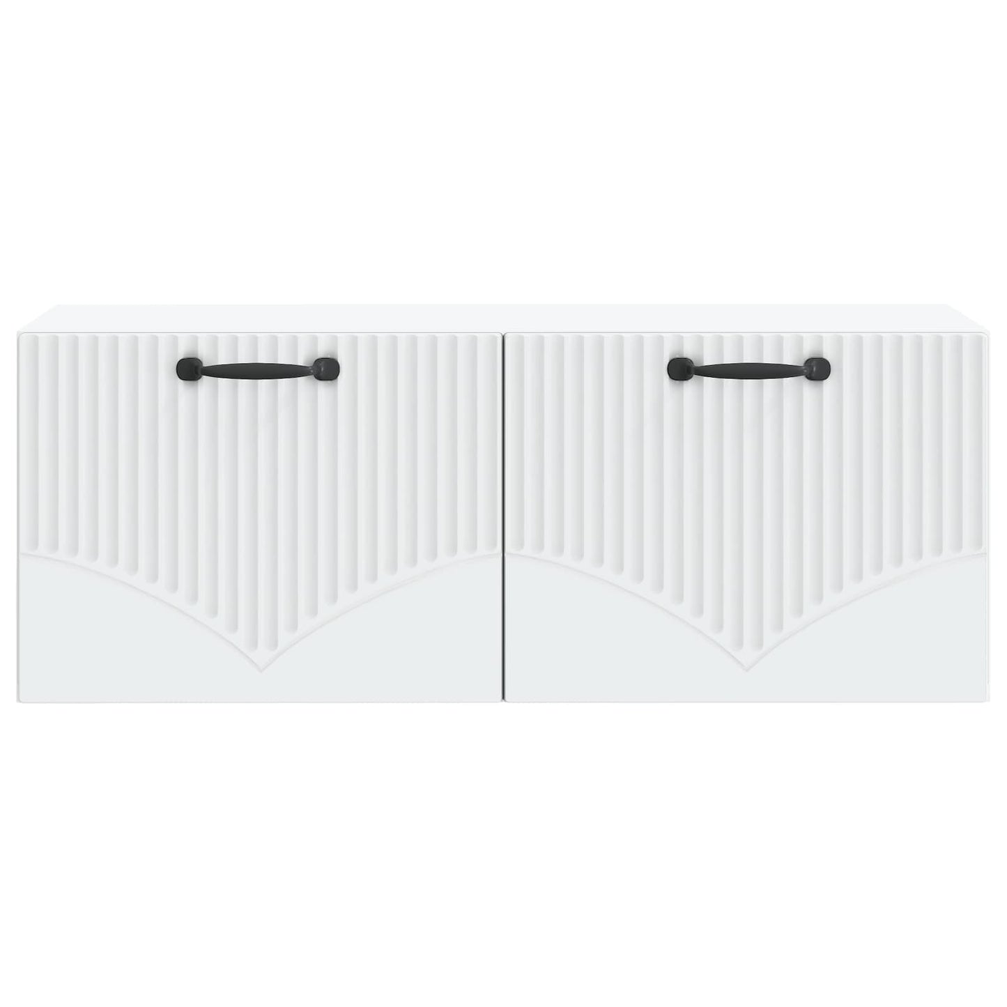 Væghængt TV-skab Hvid 78,5 x 31 x 30 cm Konstrueret træ