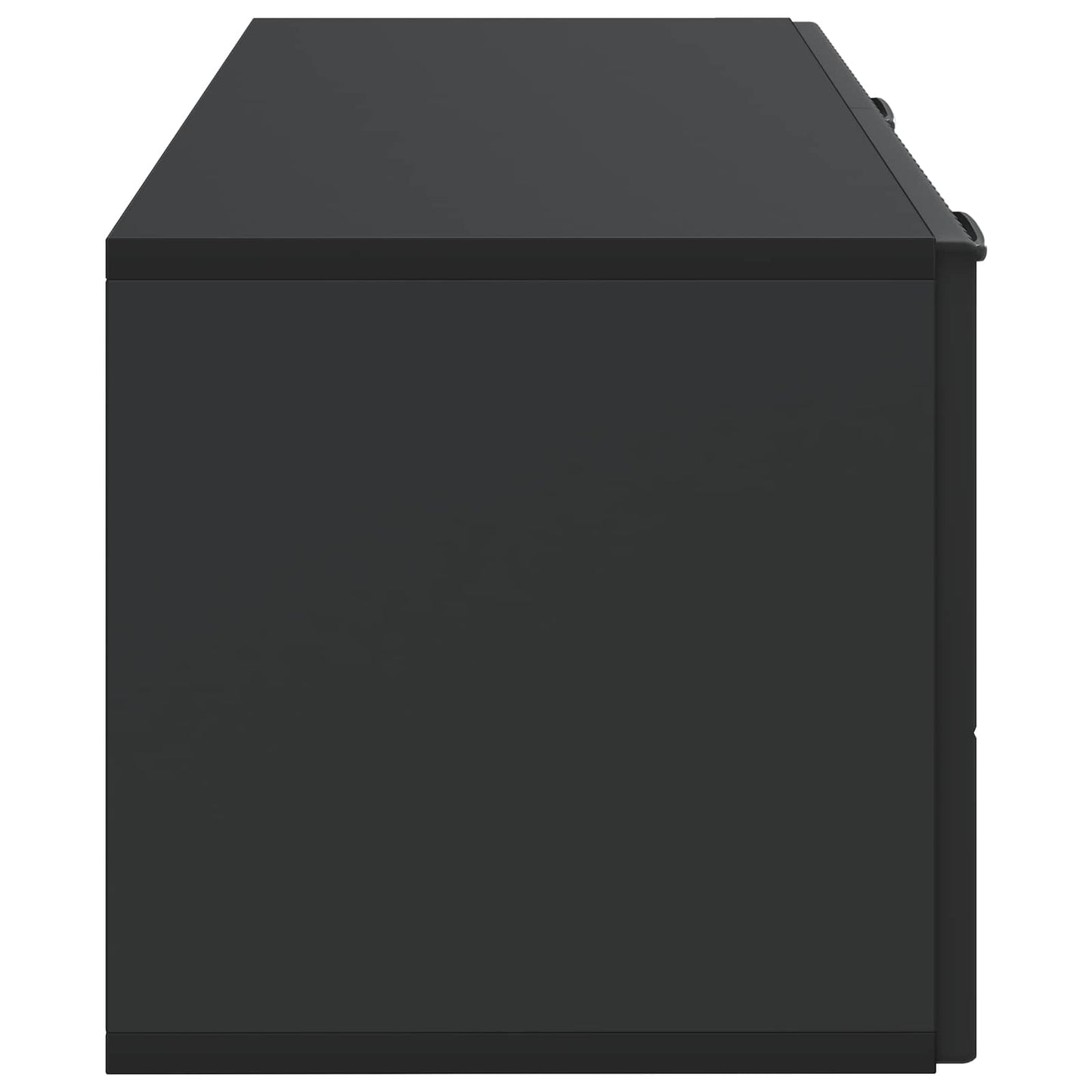 Væghængt TV-skab Sort 78,5 x 31 x 30 cm Konstrueret træ