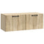 Væghængt TV-skab Sonoma-eg 78,5 x 31 x 30 cm Konstrueret træ