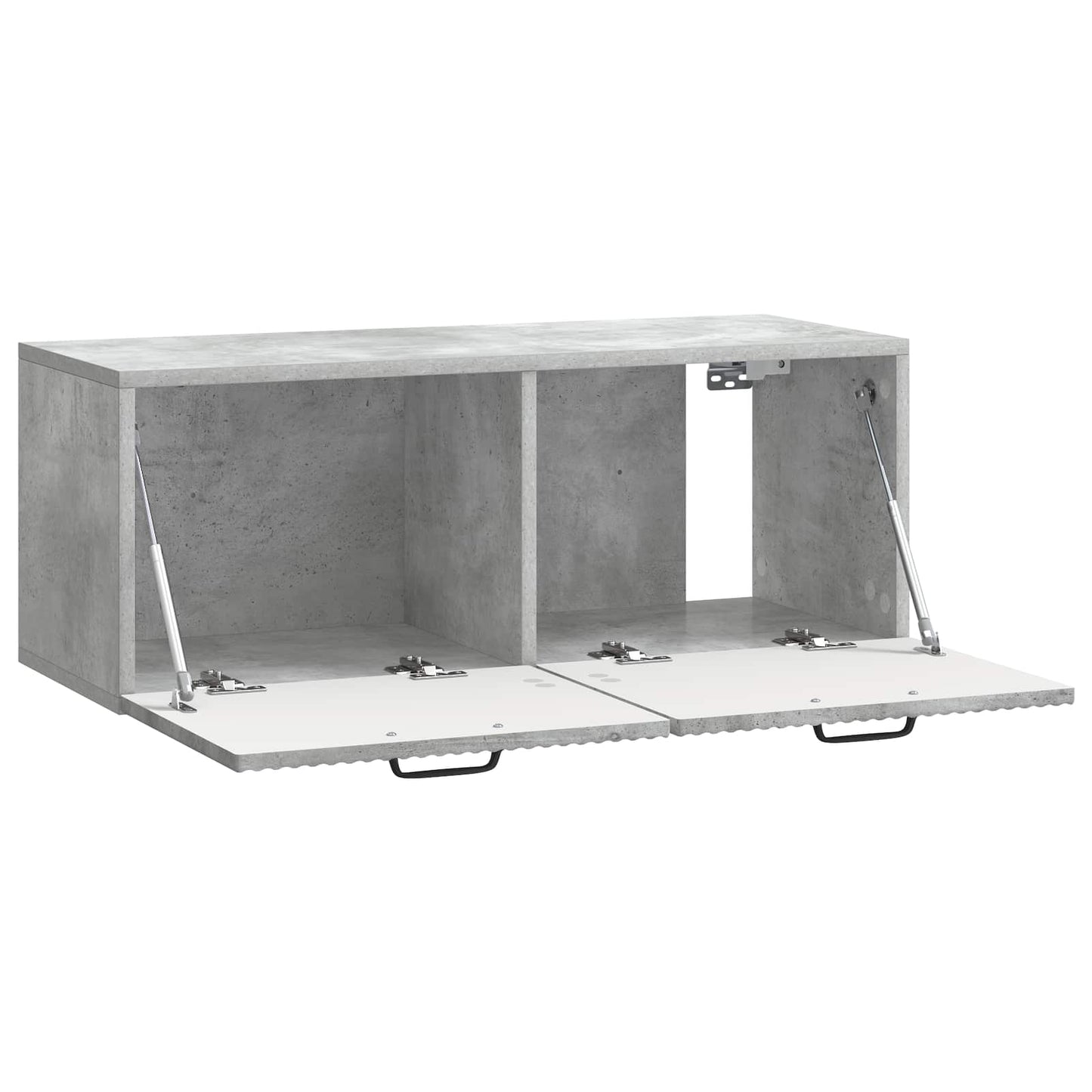 Væghængt TV-skab Betongrå 78,5 x 31 x 30 cm Konstrueret træ