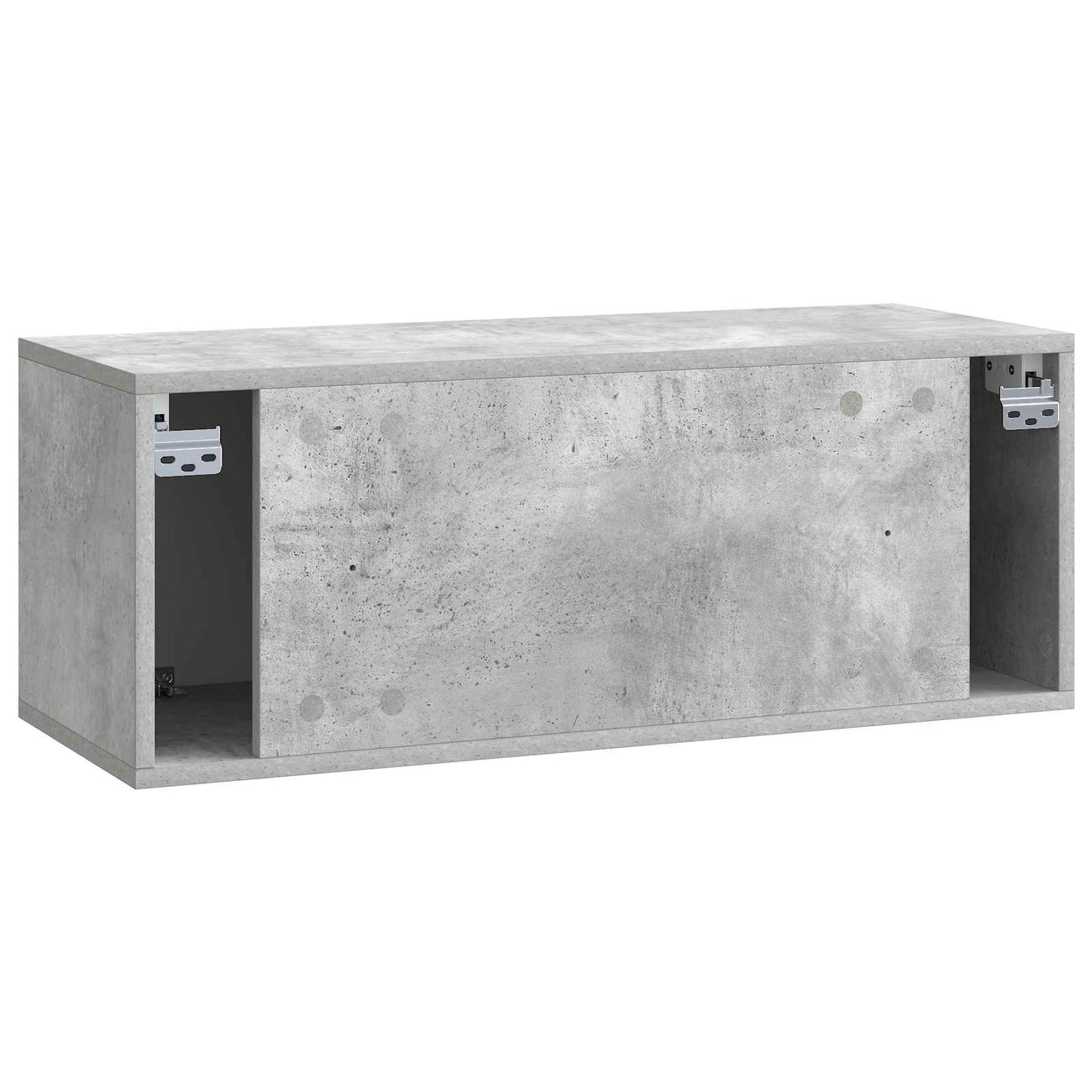 Væghængt TV-skab Betongrå 78,5 x 31 x 30 cm Konstrueret træ
