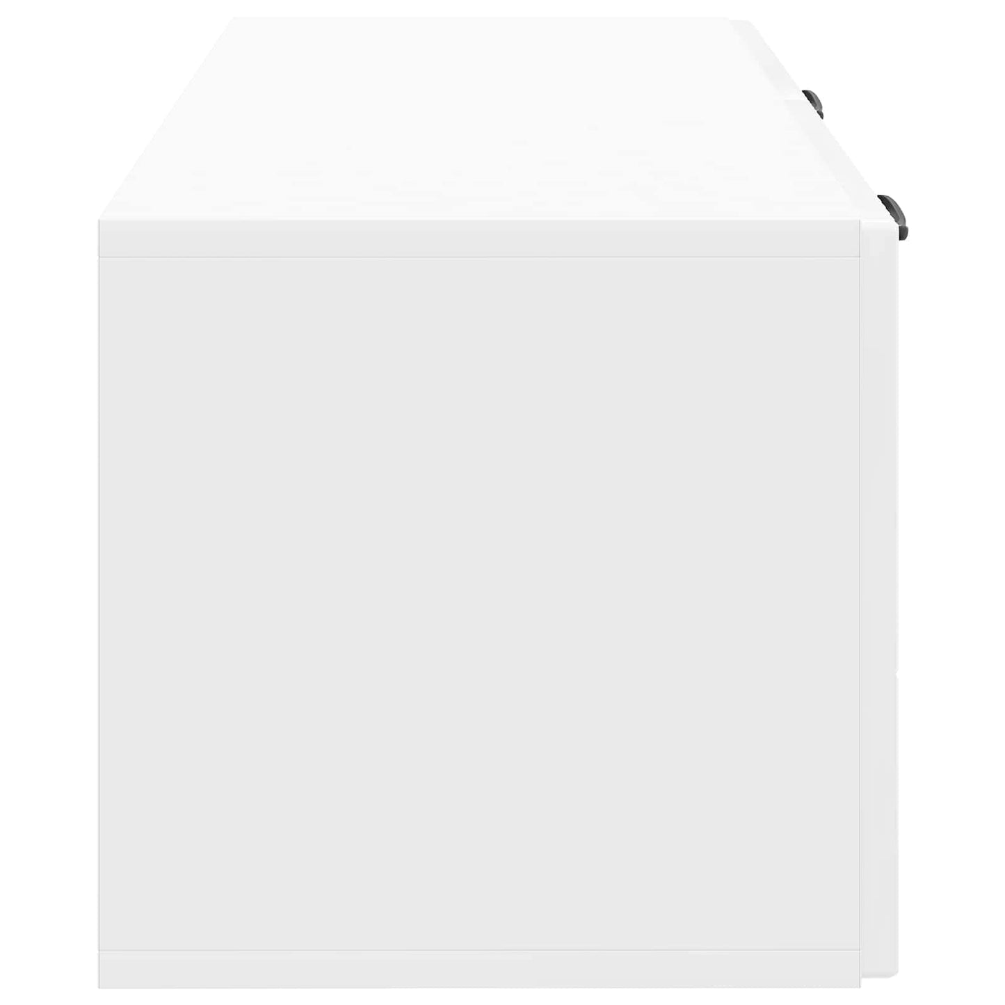 Væghængt TV-skab Vægmonteret Hvid højglans 78,5 x 31 x 30 cm