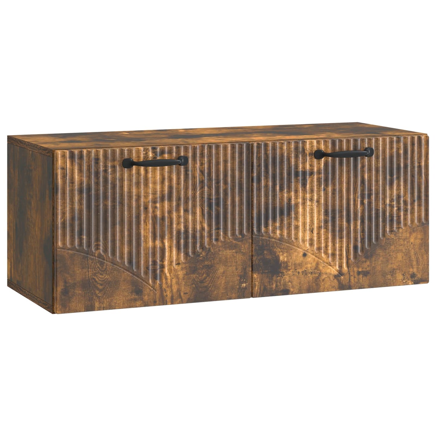 Væghængt TV-skab Røget eg 78,5 x 31 x 30 cm Konstrueret træ