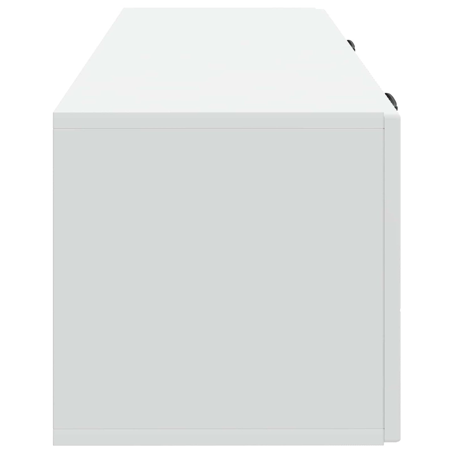 Væghængt TV-skab Hvid 98 x 31 x 30 cm Konstrueret træ