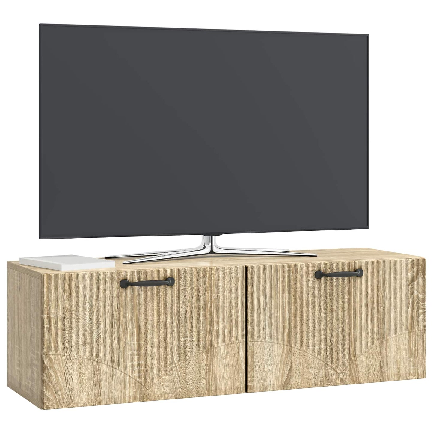 Væghængt TV-skab Sonoma-eg 98 x 31 x 30 cm Konstrueret træ